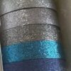 kék-ezüst színátmenetes glitteres