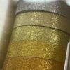 sárga-ezüst színátmenetes glitteres