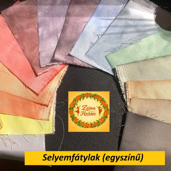 Egyszínű selyemfátylak