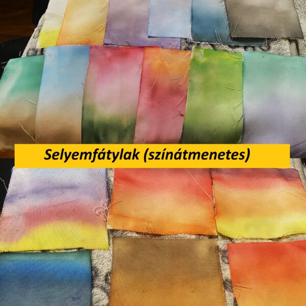 Színátmenetes selyemfátylak (2 szín)